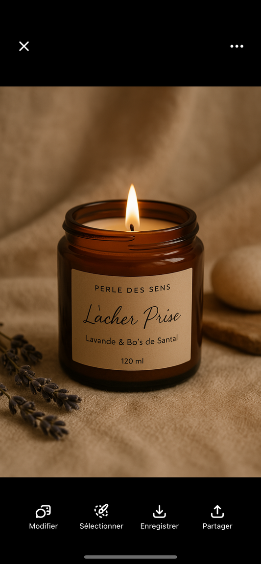 Bougie « Lâcher prise »